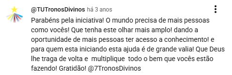 Depoimento 5 de aluno sobre o Moodle gratuito EnsineOnline